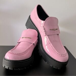 Steve Madden Shoes - Pink Platform Loafers (size 8.5)
